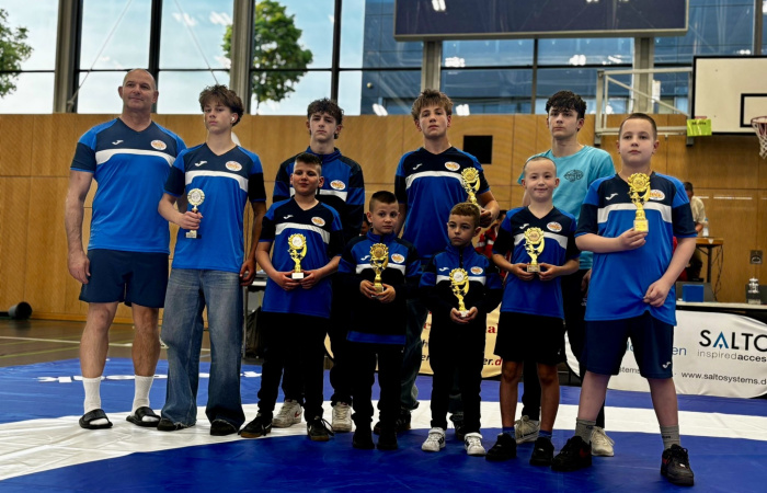 Szenzációs sikert értek el a Gaál Wrestling Team fiataljai Münchenben