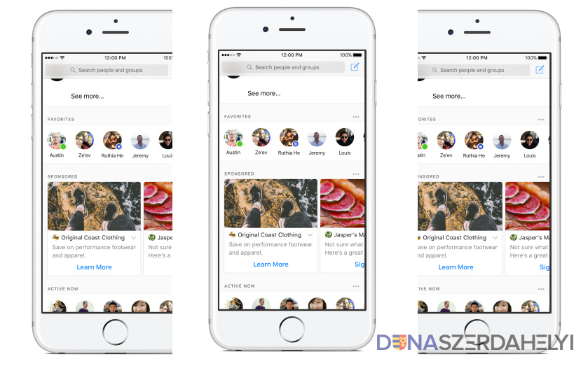 Az egymásnak küldött üzenetek közé is reklámok kerülhetnek a Facebook Messengerben