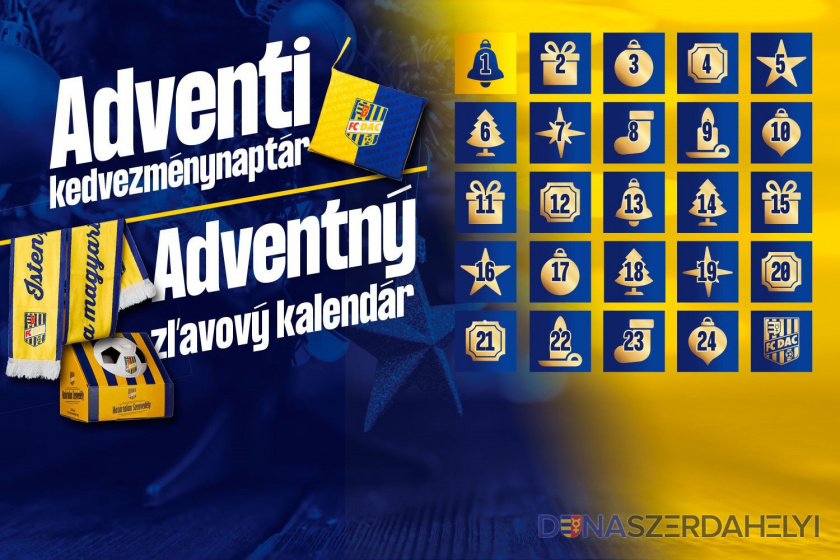 Adventi kedvezménynaptár a webshopunkon és a DAC store-ban