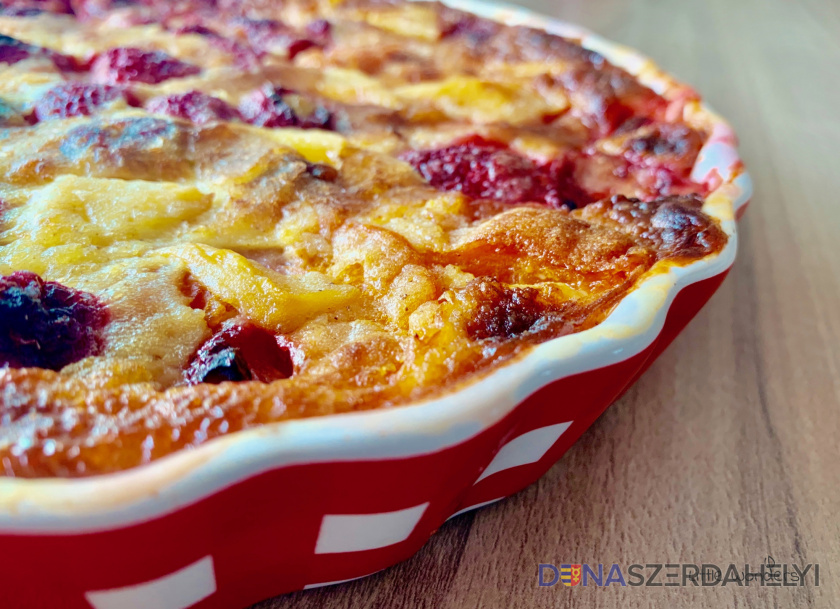 Clafoutis – francia tejes pite sok-sok gyümölccsel