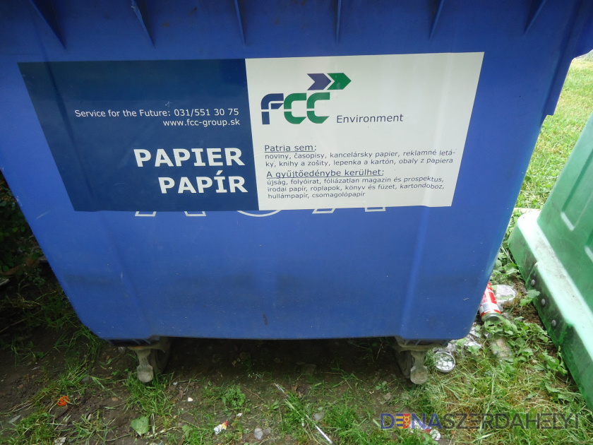 Indul a szeparált papírhulladék elszállítása a családi házas övezetekből