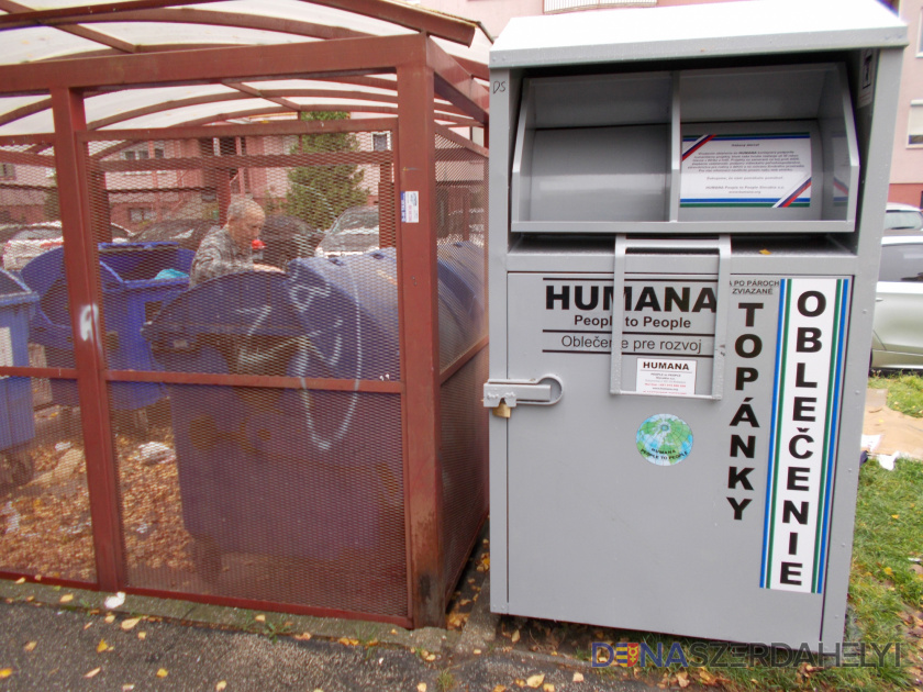 Új gyűjtőkonténerek a textilhulladékra