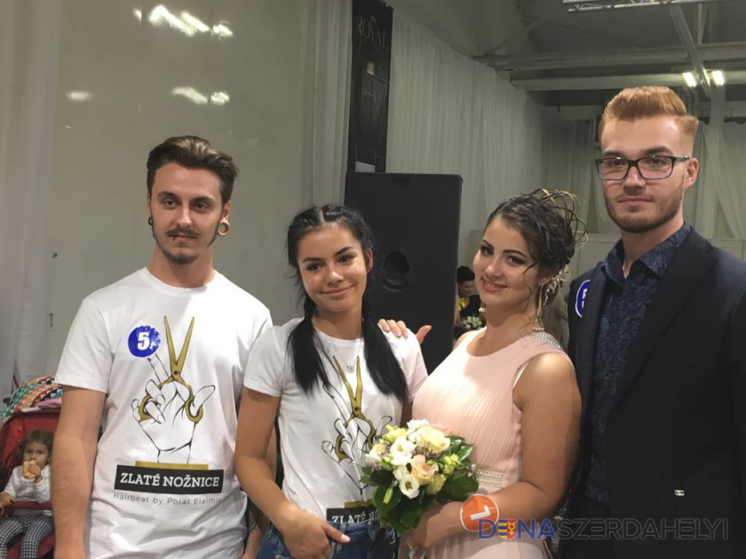 Andrejkovič Bálint első helyezett az Aranyolló fodrászversenyen