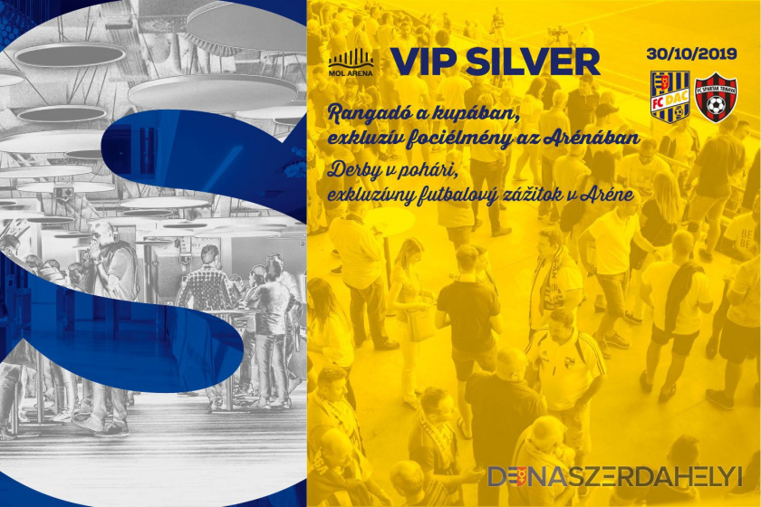 VIP Silver menü a DAC-Nagyszombat kupamérkőzésre