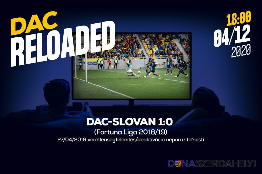 Újratöltve! a tavalyi DAC-Slovan (1:0) mérkőzés