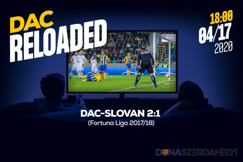 Újratöltve! Itt tudod visszanézni a 2017-es DAC-Slovan (2:1) mérkőzést