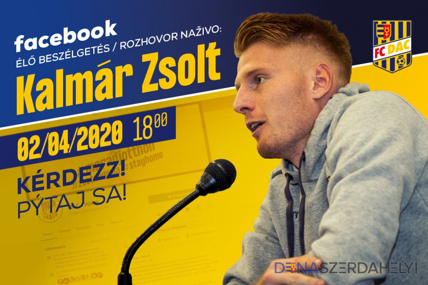 Élő online chat a Facebookon Kalmár Zsolttal