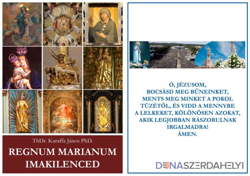 Megjelent a „Regnum Marianum Imakilenced” imafüzet