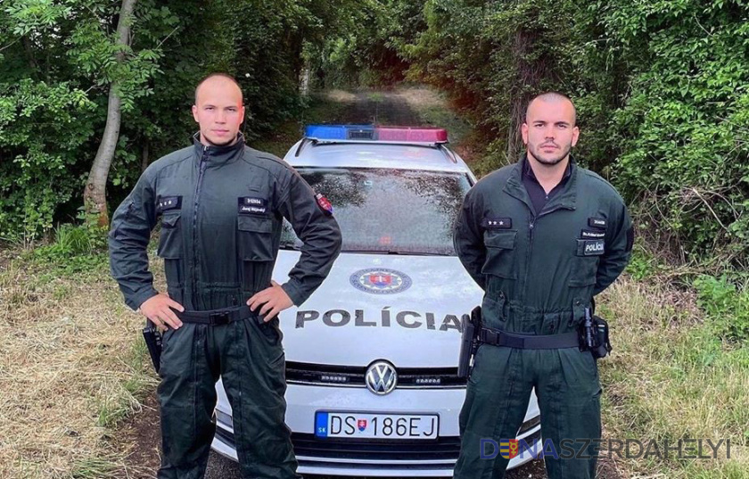 forrás: Facebook / Polícia SR Emberéletet mentettek a dunaszerdahelyi rendőrök