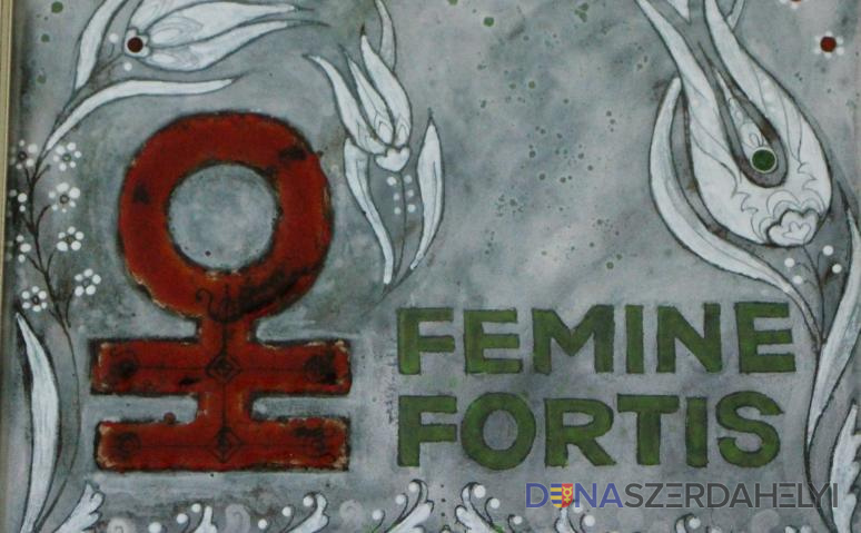 A szervezet logója Murányi Veronika alkotásában. Fotó: Neszméri Tünde, felvidek.ma Felvidéki női példaképet keresnek az Erős Nők