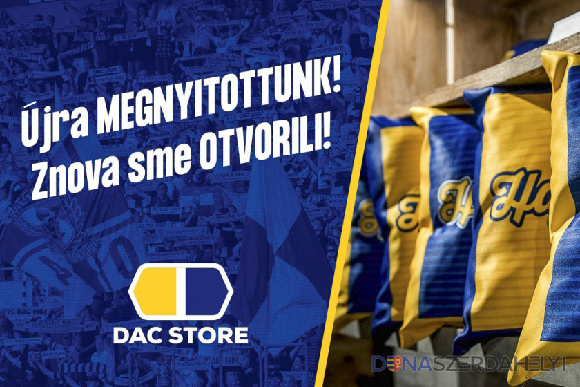 dac1904.sk Újra nyitva a DAC store!