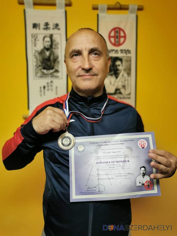 A dunaszerdahelyi Csiba Tibor karate Európa-bajnok és világbajnok lett az elmúlt hetekben