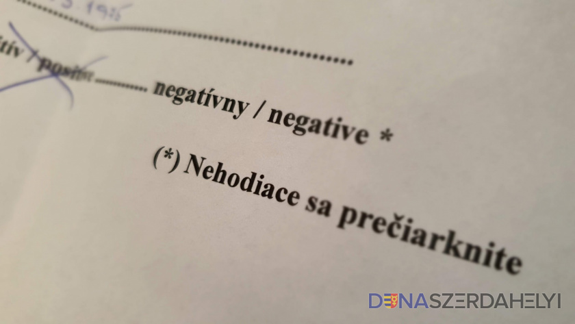 Nagy Attila felvétele Hol kell és hol nem keddtől a negatív koronavírus-teszt?