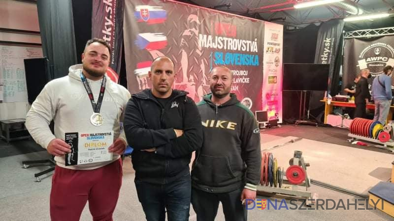 Fotó: SK Strongman Club Új szlovák csúccsal mutatkozott be a fiatal erőemelő