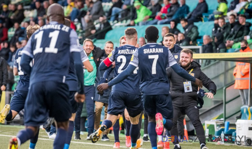 Fotó: dac1904.sk / Lelkes Ernő Újratöltve: Góljaink a Zsolna-DAC (0:2) bajnokin