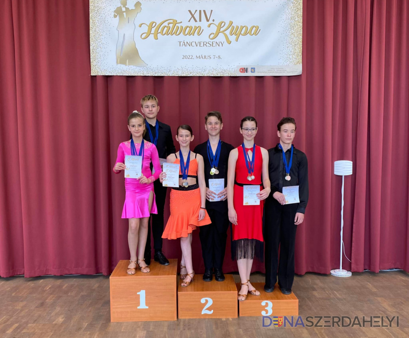 fotó: Víízvári Csilla Három arannyal gazdagodott a Csill & Dance párosa