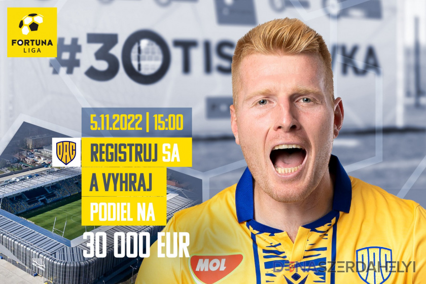 dac1904.sk Szombaton 30 ezer eurós verseny a MOL Arénában!