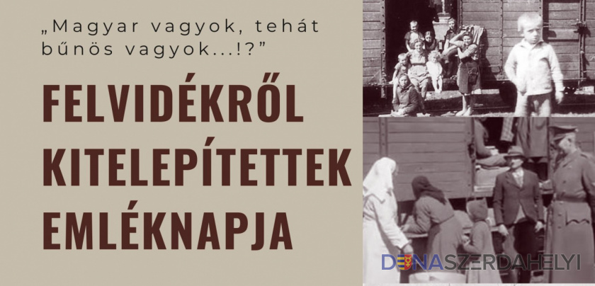 A kitelepítettekre emlékeznek