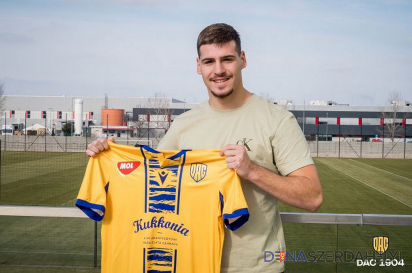 Fotó: dac1904.sk / Lelkes Ernő Matija Krivokapić a DAC játékosa, a tavaszt kölcsönjátékon tölti