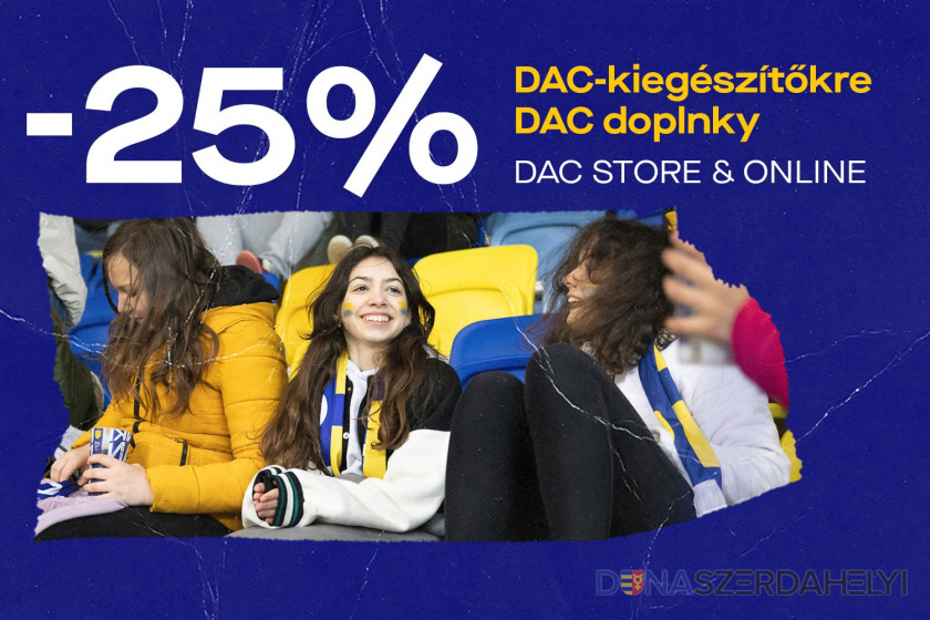 Od mája zľava 25% v DAC store!