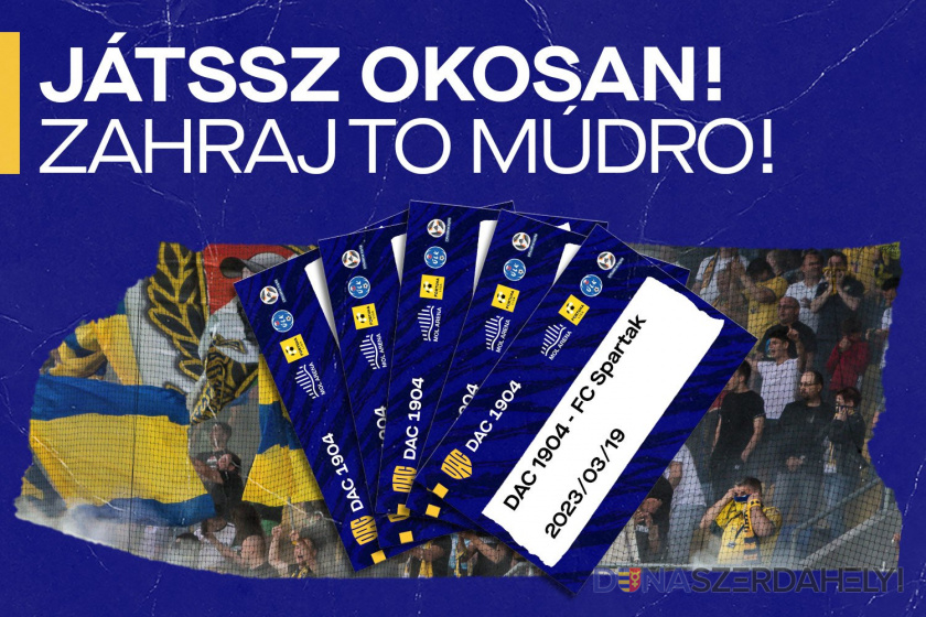 dac1904.sk Foglald le a helyed a tavasz 5 hazai meccsére!