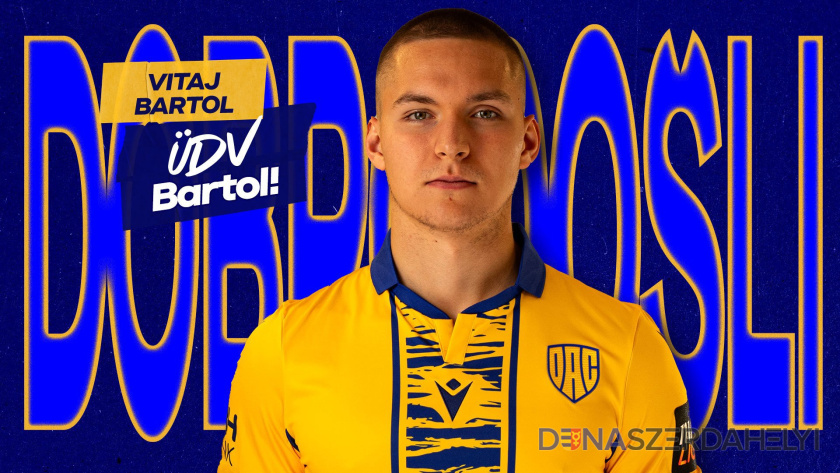 Fotó: dac1904.sk Bartol Barišić a Dinamo Zágrábból igazolt a DAC-hoz