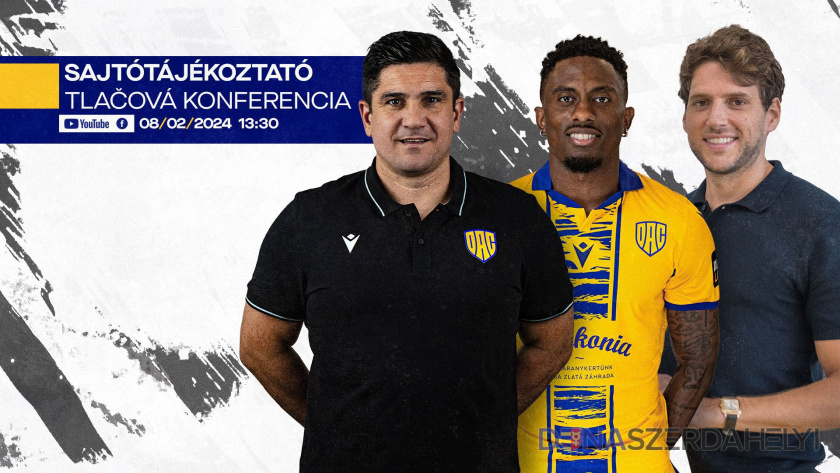 Fotó: dac1904.sk Kövesse élőben a DAC sajtótájékoztatóját