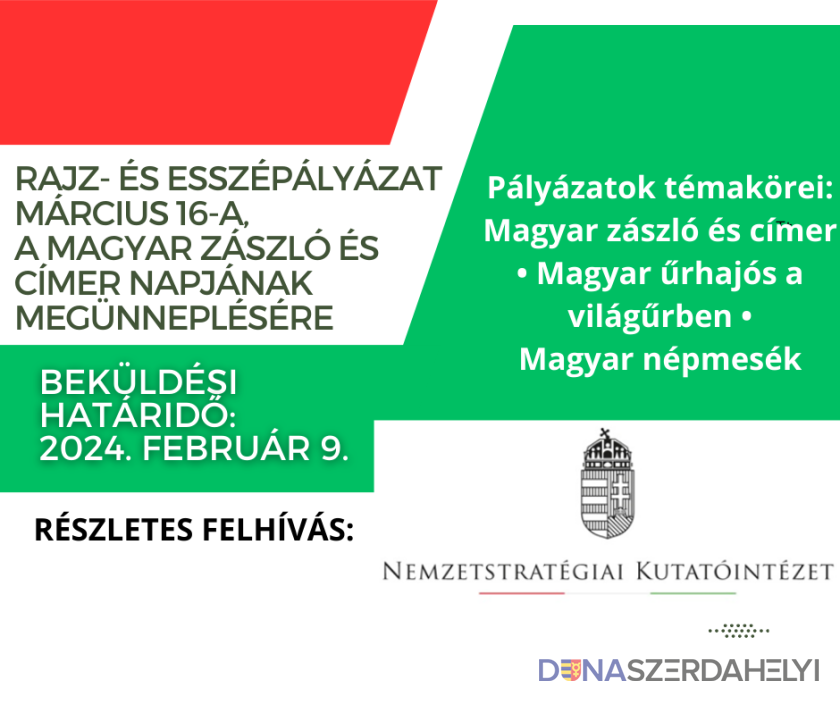 Magyar zászló- és esszépályázat – A Nemzetstratégiai Kutatóintézet felhívása