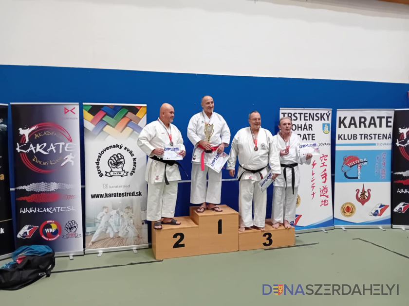 Aranyéremmel tért haza az IPPON Karate Klub vezetője