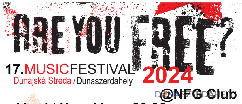 Are You FREE? fesztivál Dunaszerdahelyen