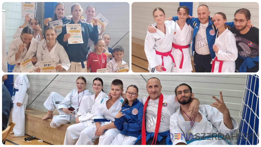 Nyolc egyéni, egy csapatérmet hoztak Pozsonyból az IPPON Karate Klub tagjai