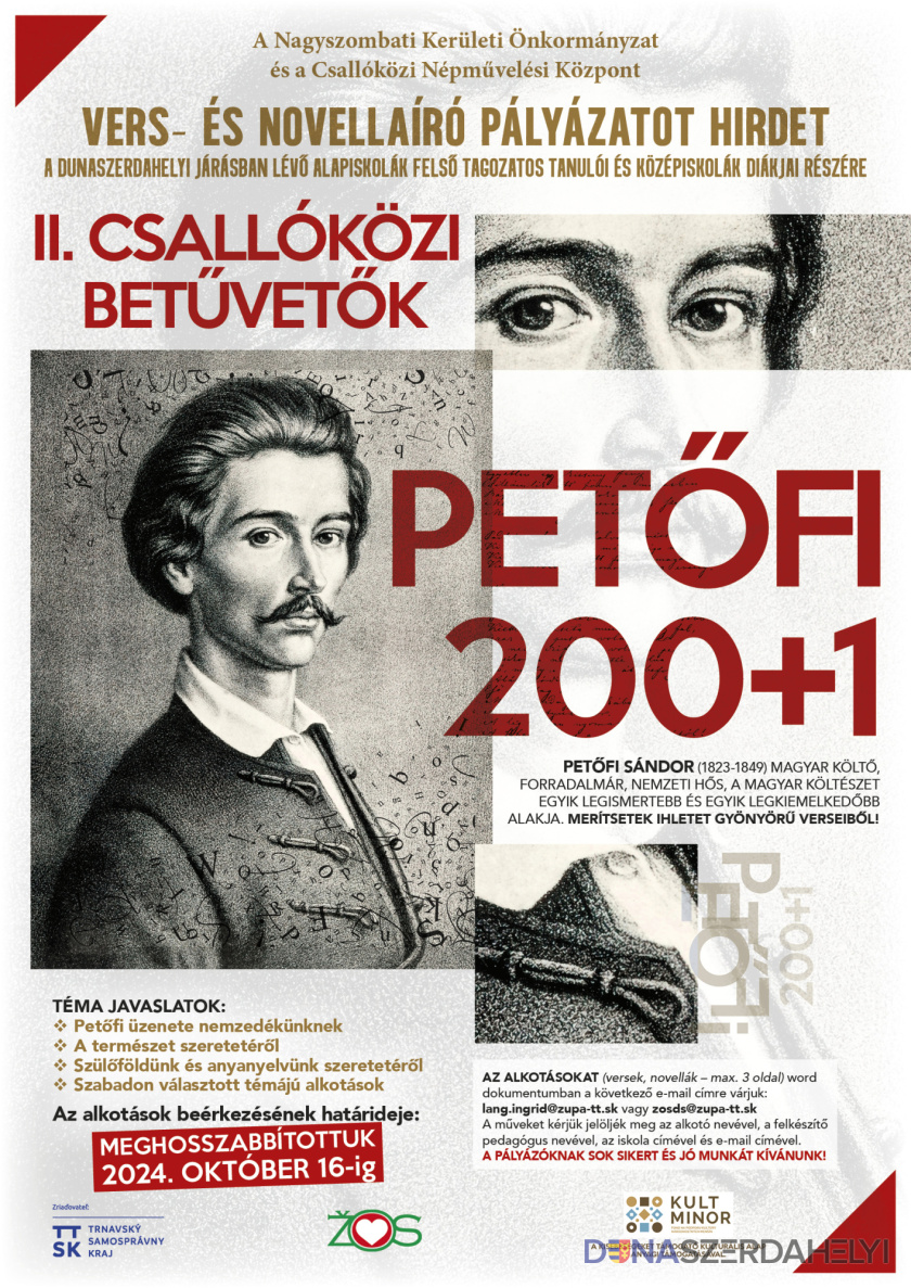 II. Csallóközi betűvetők – meghosszabbították a pályázatot!