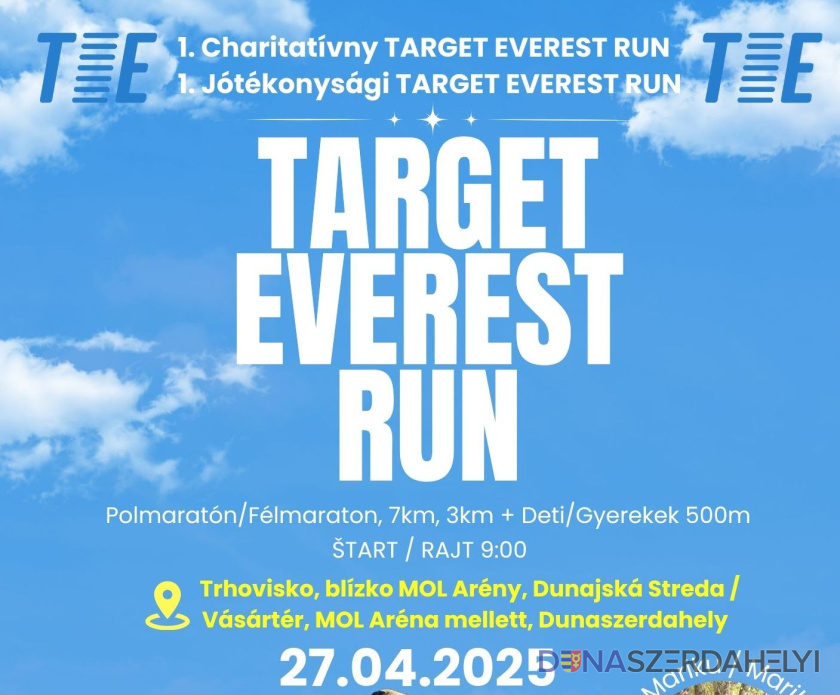 Fotó: Targest Everest Run/FB Targest Everest Run jótékonysági futás holnap a Vásártéren