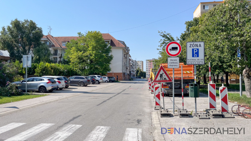 fotó: Rózsár Vince Útfelújítás a Kondé Püspök utcában – Hétfőtől indul a munka