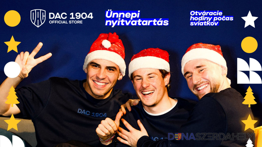 DAC store: ünnepi nyitva tartás