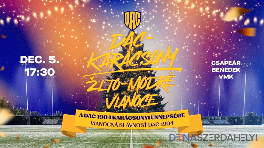 Kövesse élőben a XII. DAC-karácsony ünnepséget!