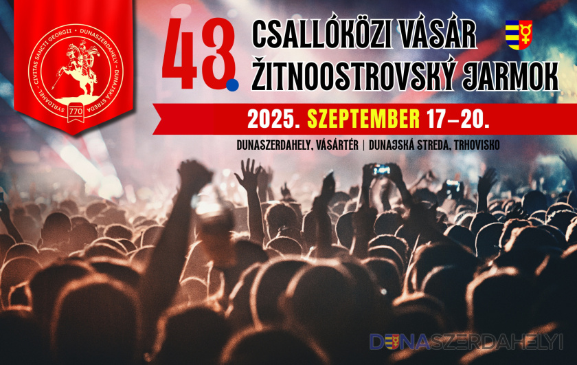 Illusztráció (dunaszerdahelyi) Ők is érkeznek Dunaszerdahelyre! Újabb nagy nevek a 43. Csallóközi Vásár nagyszínpadán