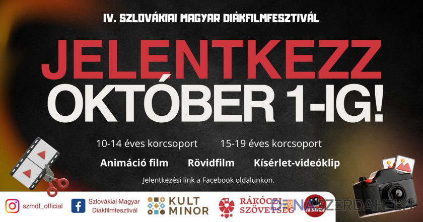 Szlovákiai Magyar Diákfilmfesztivál Diákfilmfesztivál – az idén negyedszer