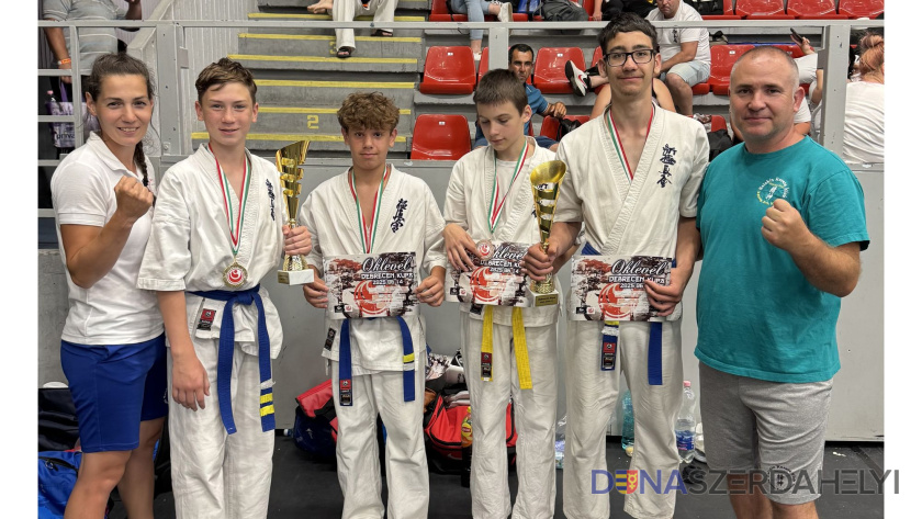 Seishin Karate Klub Két aranyérem Debrecenből
