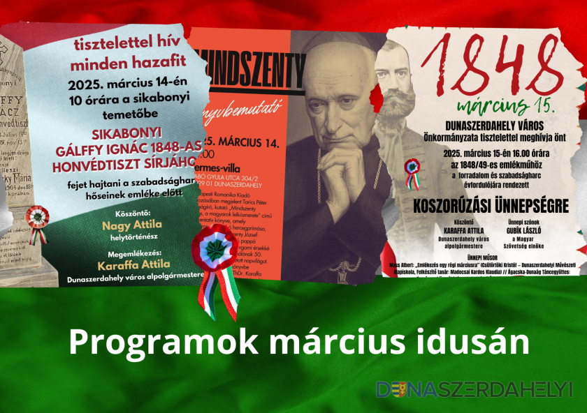 Programok március idusán