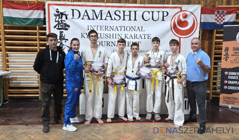Seishin Karate Klub A Damashi Kupáról 3 aranyéremmel tértek haza