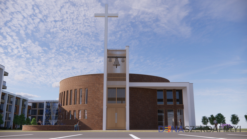 Új templom épül 