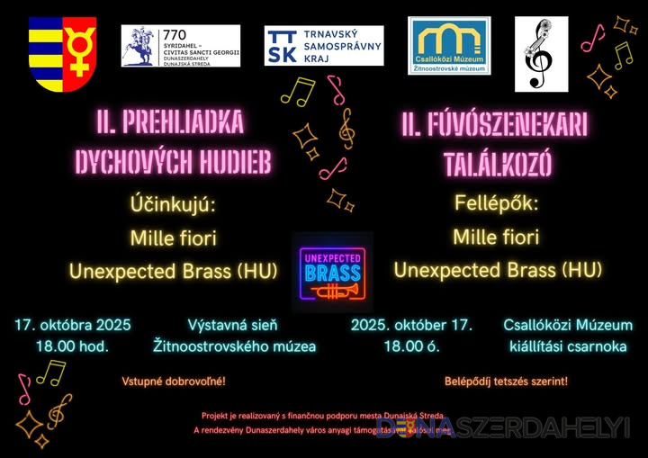 Fúvószenei élmény a Csallóközi Múzeumban – II. Fúvószenekari Találkozó Dunaszerdahelyen