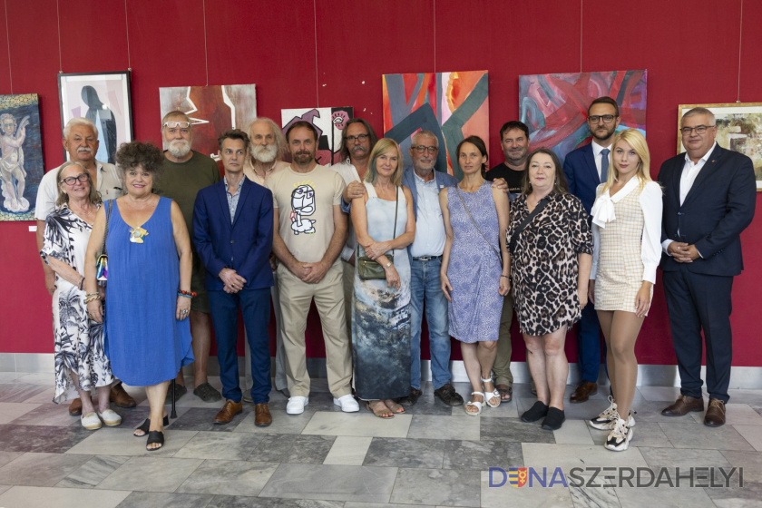 Lelkes Ernő felvételei Közösségi alkotásból született művek a XXIV. Művésztelep zárókiállításán