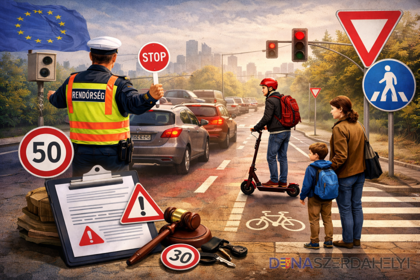 Illusztráció (dunaszerdahelyi / ai) Szabályszigorítás jöhet az utakon – több területet érintő módosítások várhatók