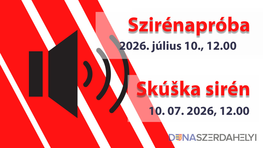Pénteken szirénapróba