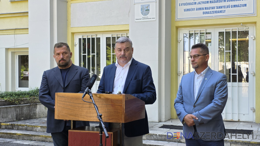 Nagy Attila felvétele Nagyszombat megye saját költségvetéséből bővíti a középiskolai férőhelyek számát Dunaszerdahelyen