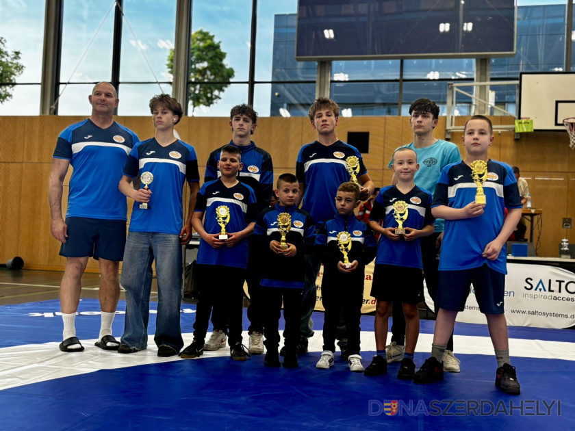 Szenzációs sikert értek el a Gaál Wrestling Team fiataljai Münchenben