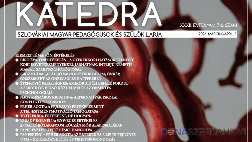 Az (ön)értékelés témájára összpontosít a márciusi–áprilisi Katedra