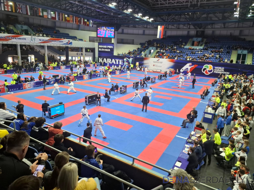 Szinte Európa-bajnoki színvonal Pozsonyban – dunaszerdahelyi karatékák a Grand Prix Slovakia 2026-on